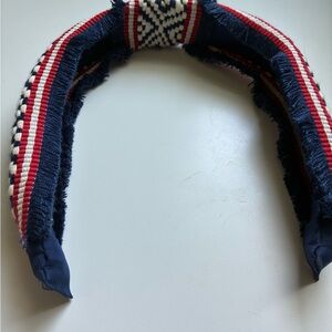 Stylish Headband - Navy, Red, and White, New